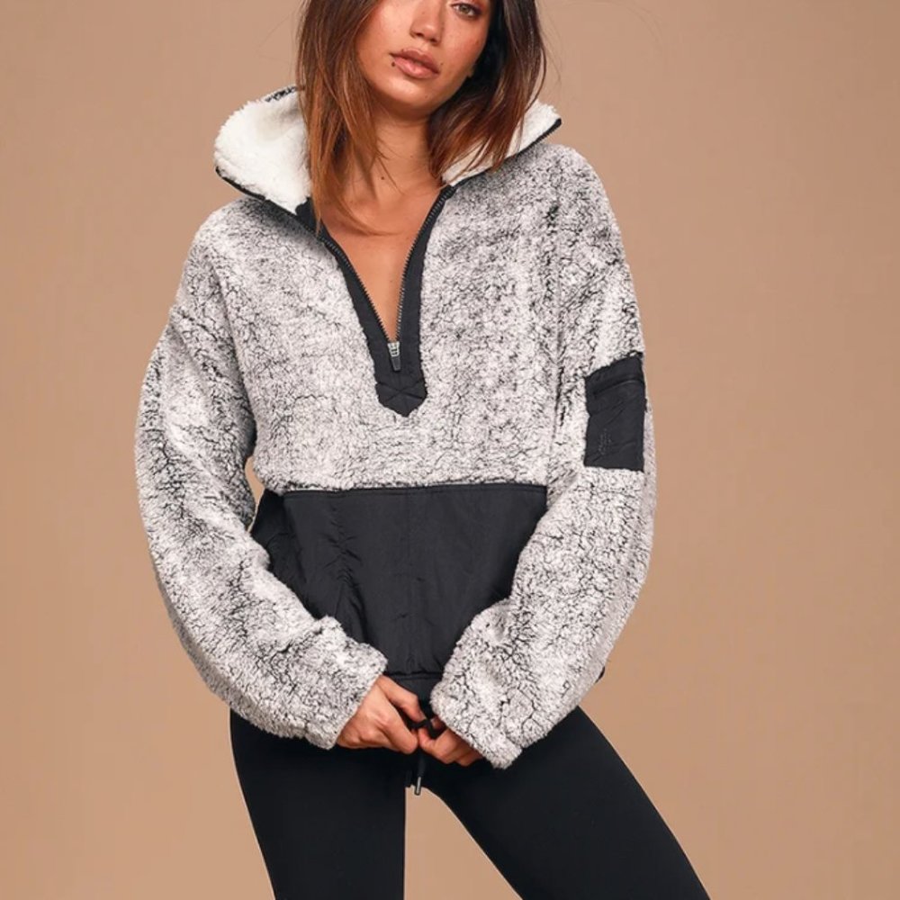 Free People BFF Half Zip Pullover